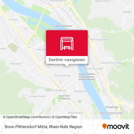 Bonn Plittersdorf Mitte Karte