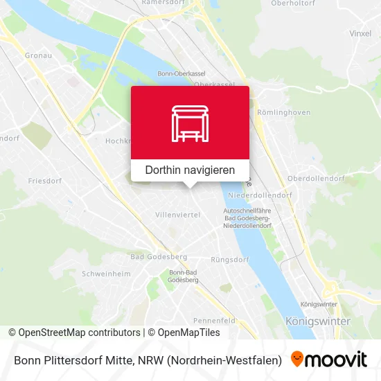Bonn Plittersdorf Mitte Karte