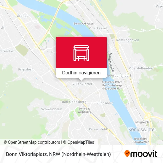 Bonn Viktoriaplatz Karte
