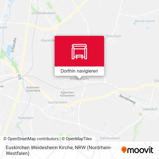 Euskirchen Weidesheim Kirche Karte