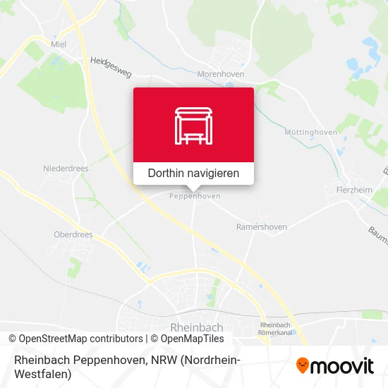 Rheinbach Peppenhoven Karte