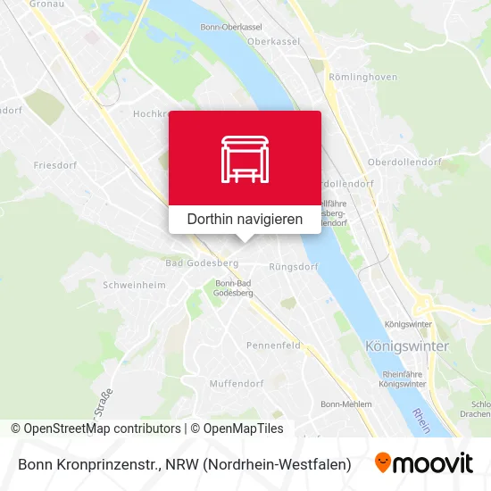 Bonn Kronprinzenstr. Karte