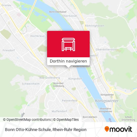 Bonn Otto-Kühne-Schule Karte