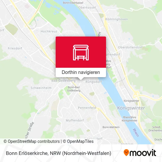 Bonn Erlöserkirche Karte