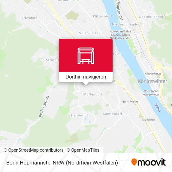 Bonn Hopmannstr. Karte