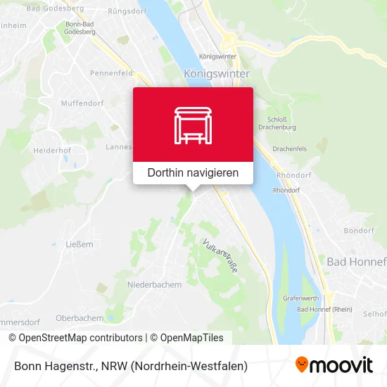 Bonn Hagenstr. Karte