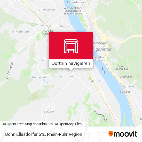Bonn Ellesdorfer Str. Karte