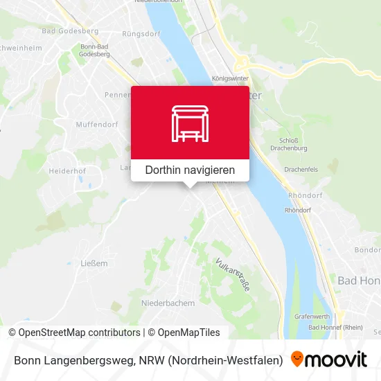 Bonn Langenbergsweg Karte