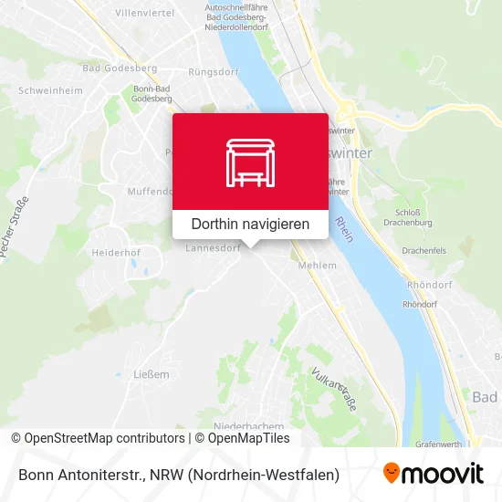 Bonn Antoniterstr. Karte