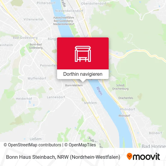 Bonn Haus Steinbach Karte