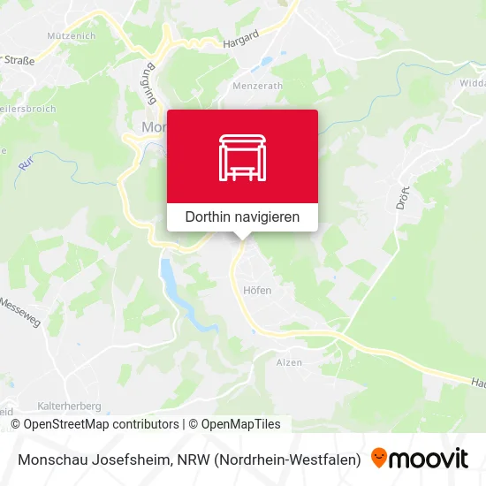 Monschau Josefsheim Karte