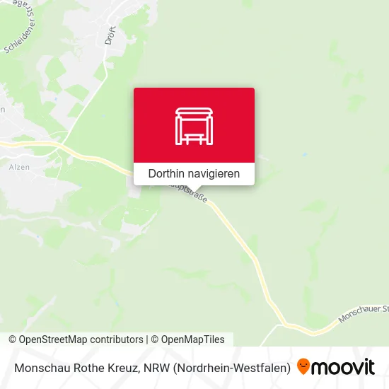 Monschau Rothe Kreuz Karte
