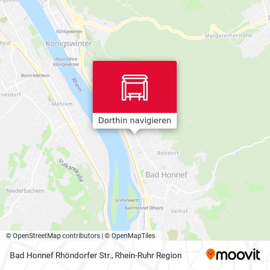 Bad Honnef Rhöndorfer Str. Karte