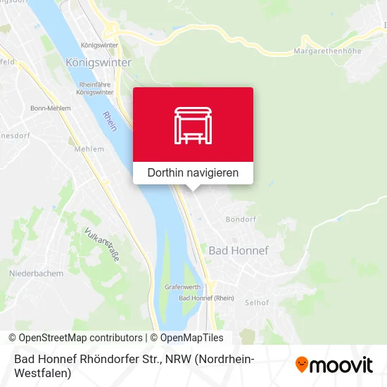 Bad Honnef Rhöndorfer Str. Karte