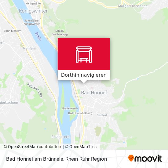 Bad Honnef am Brünnele Karte