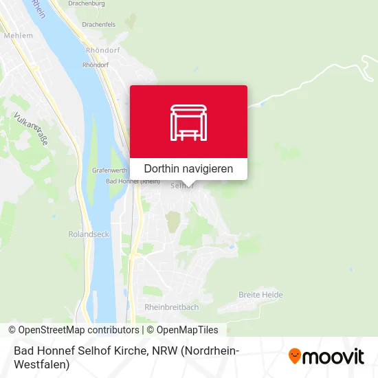 Bad Honnef Selhof Kirche Karte