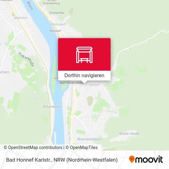 Bad Honnef Karlstr. Karte