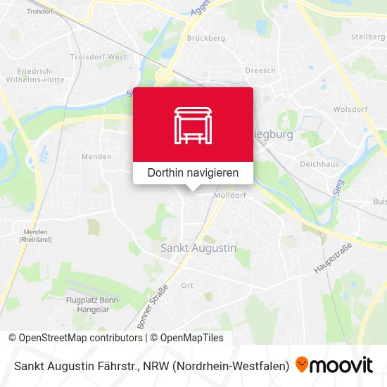 Sankt Augustin Fährstr. Karte
