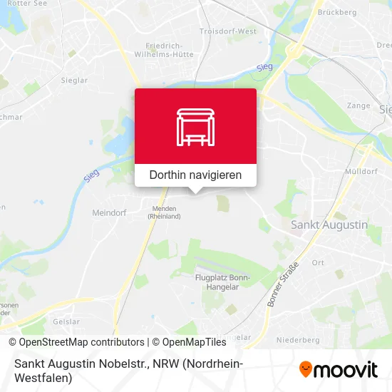 Sankt Augustin Nobelstr. Karte