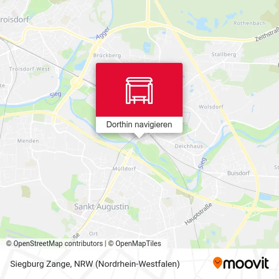 Siegburg Zange Karte