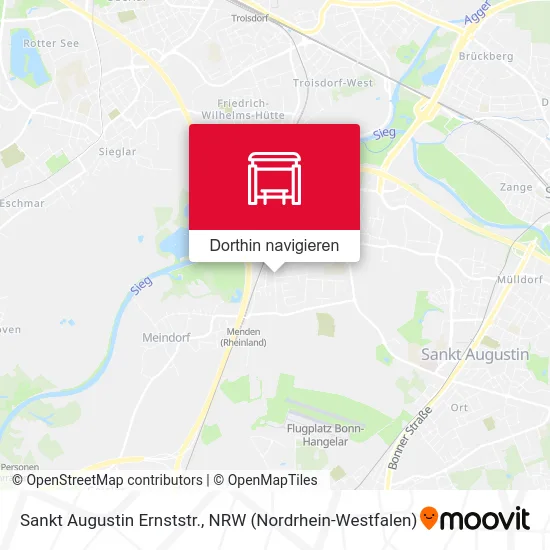 Sankt Augustin Ernststr. Karte