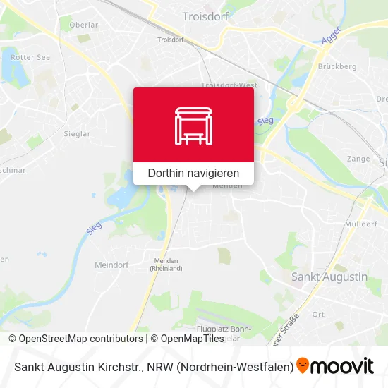 Sankt Augustin Kirchstr. Karte