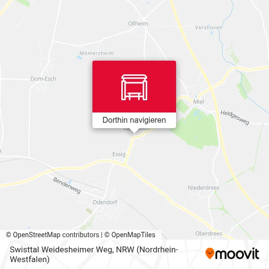 Swisttal Weidesheimer Weg Karte