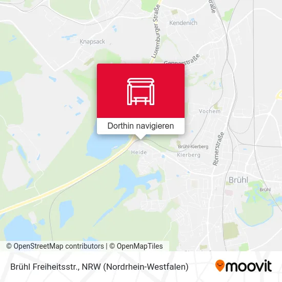 Brühl Freiheitsstr. Karte