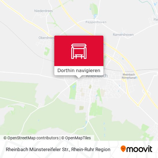 Rheinbach Münstereifeler Str. Karte