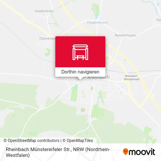 Rheinbach Münstereifeler Str. Karte