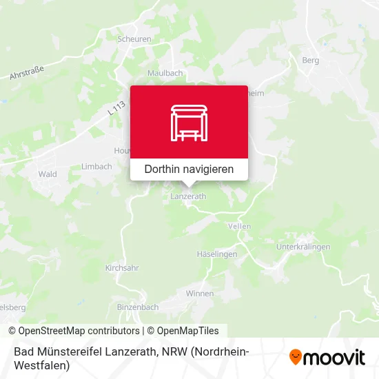 Bad Münstereifel Lanzerath Karte
