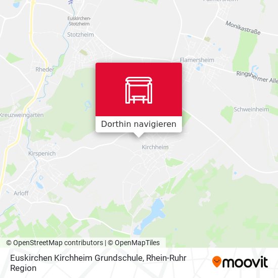 Euskirchen Kirchheim Grundschule Karte