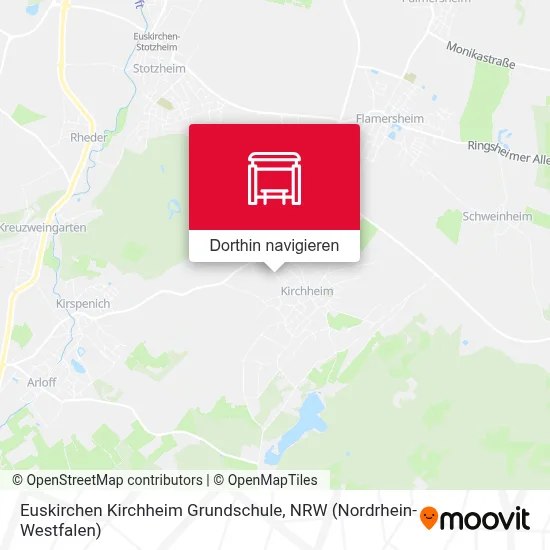 Euskirchen Kirchheim Grundschule Karte