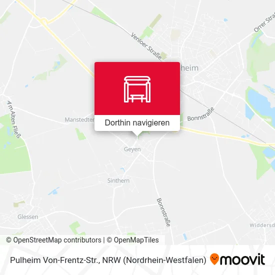 Pulheim Von-Frentz-Str. Karte