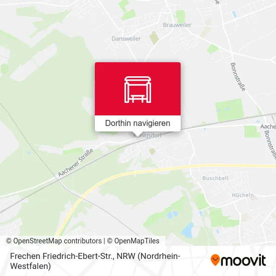 Frechen Friedrich-Ebert-Str. Karte