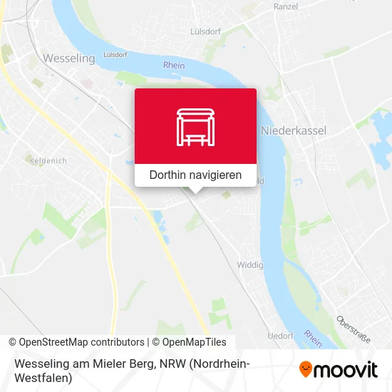 Wesseling am Mieler Berg Karte