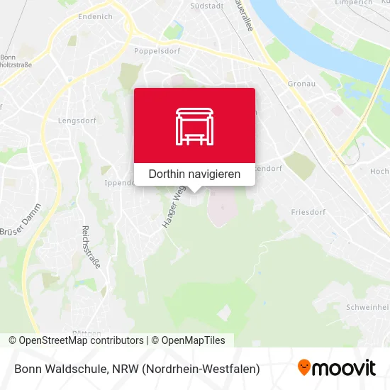 Bonn Waldschule Karte