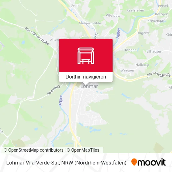 Lohmar Vila-Verde-Str. Karte