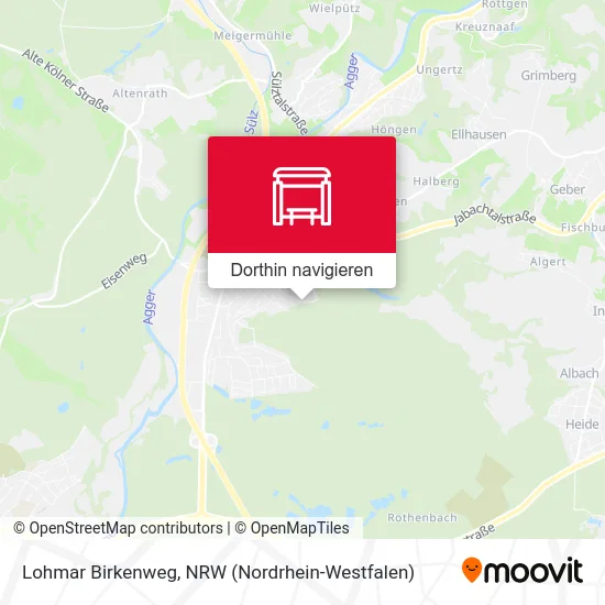 Lohmar Birkenweg Karte