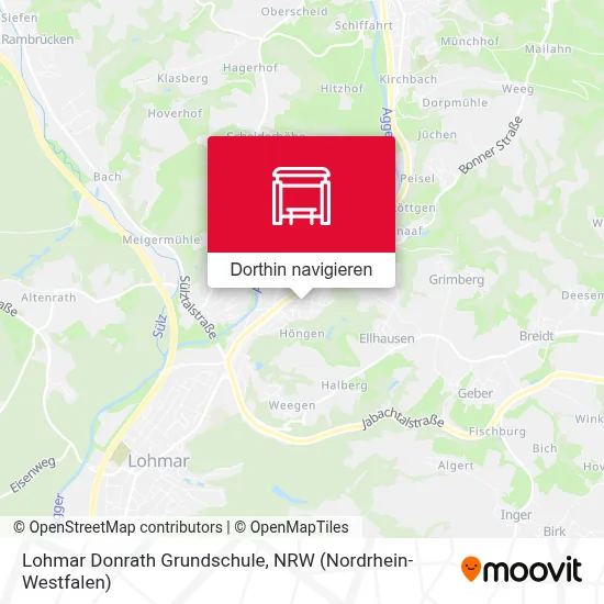 Lohmar Donrath Grundschule Karte
