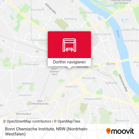 Bonn Chemische Institute Karte