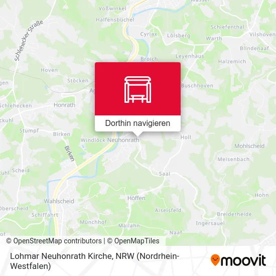 Lohmar Neuhonrath Kirche Karte