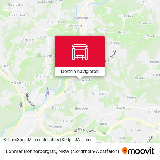 Lohmar Bönnerbergstr. Karte