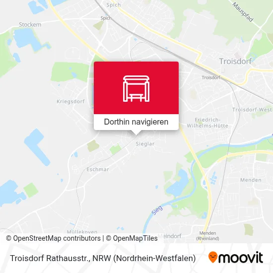 Troisdorf Rathausstr. Karte