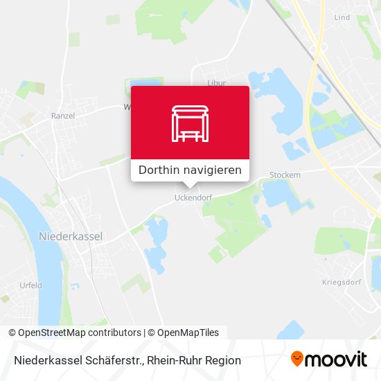 Niederkassel Schäferstr. Karte