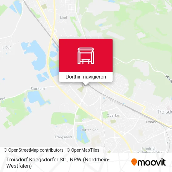 Troisdorf Kriegsdorfer Str. Karte