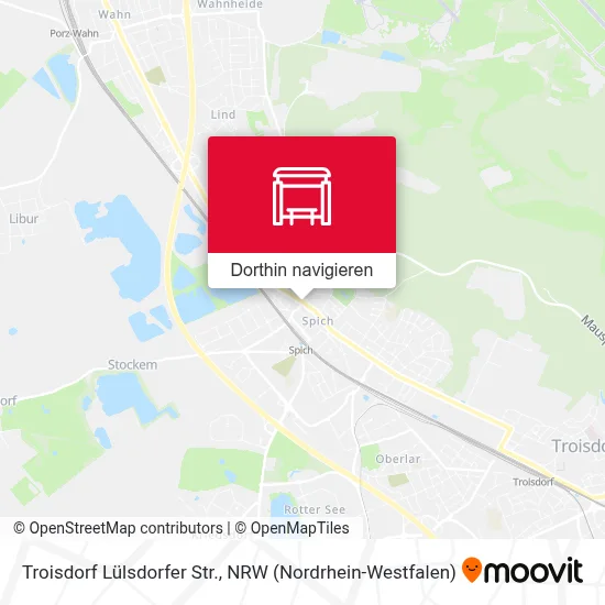 Troisdorf Lülsdorfer Str. Karte