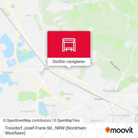 Troisdorf Josef-Frank-Str. Karte