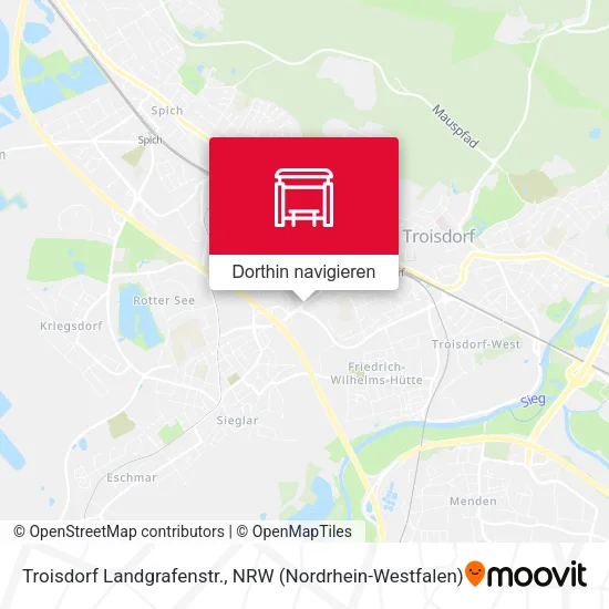 Troisdorf Landgrafenstr. Karte