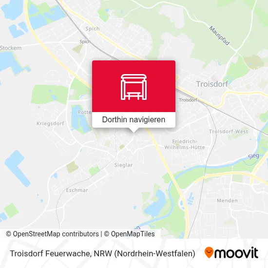 Troisdorf Feuerwache Karte